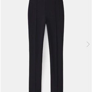 Lafayette 148 New York Acclaimed Stretch Gramercy Pant in Jet Black, Size 12